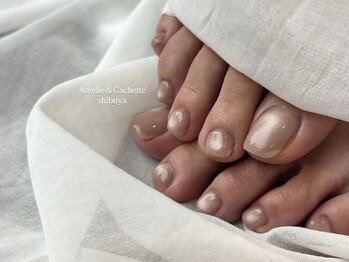アメリアンドカシェット(Amelie&Cachette)/フットネイル:aoi