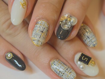 アールローズ(R-rose)/ツイードネイル