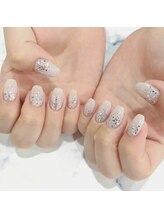 アリュール アンド エテルノ 小山店(Allure & ETERNO)/キレイ系☆シンプルネイル