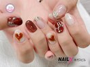 ガーリーandべっ甲ネイル☆
