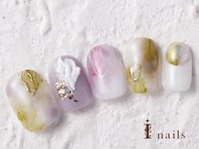 アイネイルズ 横浜WEST店(I-nails)/ニュアンス大人ネイル9480円