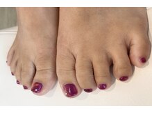 ヘアーアンドネイル ルシア(Hair&Nail Lucia)/紫マグネットネイル！