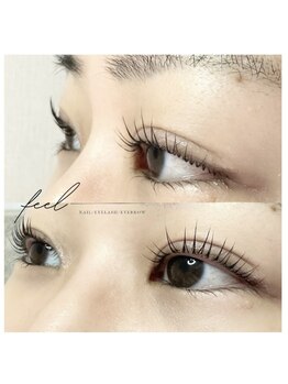 フィール(feel)/まつげパーマ【ピンクロッド】