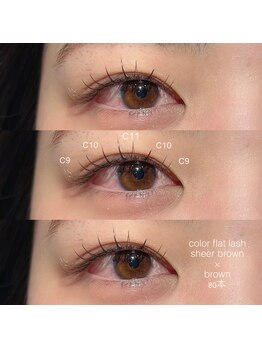 クリークボイスヘアー 東原店(CLIQUE voice hair)/color flat lash