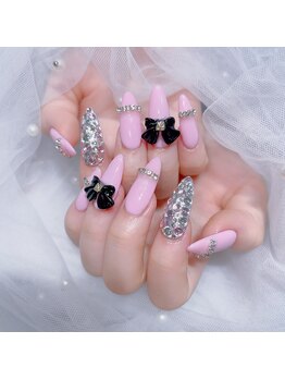 クイーンズビューティーサロン 新宿本店(Queen's beauty salon)/チップ長さだしやりつけ放題