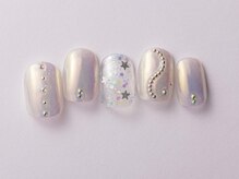アイネイルズ 恵比寿店(I nails)/オーロラキラキラ星10480円