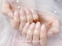 エンジェルネイルサロン(Angel nail salon)/肌馴染みピンクラメ