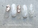 ホワイトネイル　￥7980