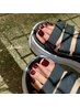 『Foot』【パラジェル込み】ワンカラー&足裏角質ケア　¥9500