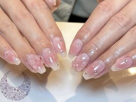 ちゅるちゅるチークネイル