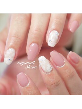 たゆ ネイル(たゆnail)/さくらワンポイントネイル