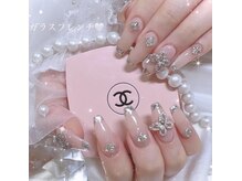 マリンネイル 麻布十番(Marin nail)/ガラスフレンチ