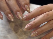 リッシュ(RICHE)/ブラウンフラッシュネイル