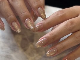 ブラウンフラッシュネイル