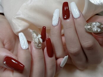 ルネネイル(Lune nail)/クリスマスネイル