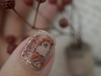 ネイル アトリエ コモード(nail atelier Comodo)/推し活ネイル[十二国記]