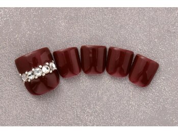 6000円 フットネイル