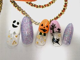 ハロウィンネイル