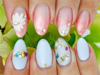 ネイルアンドアイラッシュ テラ 明石店(nail&eyelash Terra)/オフ+ケア付☆定額コース