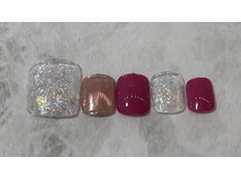 ネイルサロン ジュレ(Nail Salon jurer)/FOOT定額デザイン¥7700