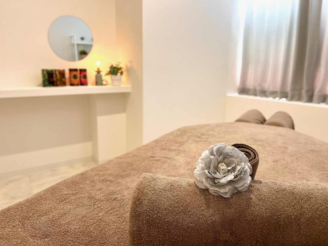 個室で落ち着いた空間でリラックス◎