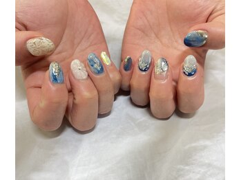 アシメ10本アート盛りだくさん