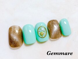 夏スタッズネイル