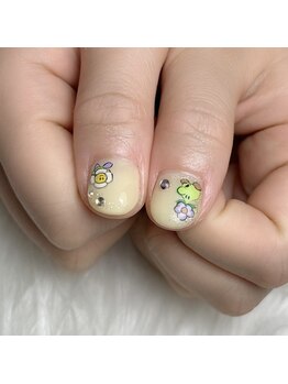 モモ(Momo)/キャラクターネイル