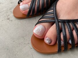 <フット>デザインシンプルネイル