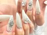 【Hand】チップ長さだし10本＋持ち込みArt☆オフ込　　￥14300→￥13200