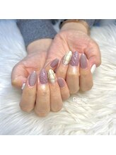 ダリア(Daria)/冬人気のニットネイル