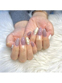 ダリア(Daria)/冬人気のニットネイル