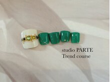 スタジオパルテ ネイルアイラッシュ(studio PARTE)/定額フット　トレンドコース