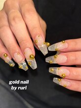 ネイルアバンス 泉大津店(Nail AVANCE.)/ゴールドネイル