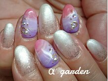 ネイルサロン アルファガーデン 町田本店(α garden)/4本アートコース●オフ込み2h