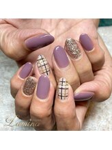 ルミナ 高崎店(Lumina)/秋チェックネイル