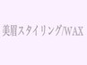 【2回目以降】平日♪美眉スタイリング/WAXの1回・メイクなし