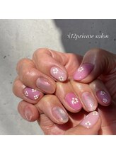 ルート12/春っぽフラワーネイル