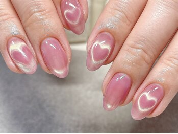 ネイルフロンティア 吉祥寺(NAIL FRONTIER)/Eハートマグネット5480円～