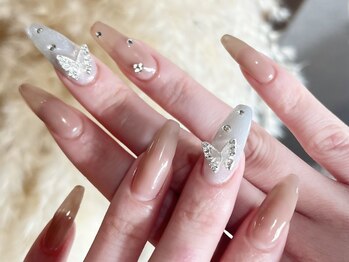 ミニョン(Minyon)の写真/見惚れる美フォルムで自爪のコンプレックスを美しく仕上げてお悩みも解消*美爪スカルプで自信をGET!