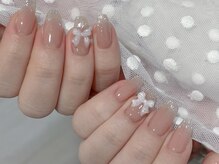 ルネネイル(Lune nail)/冬ネイル・グラデーション