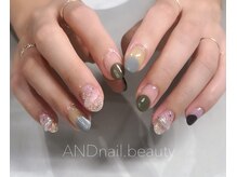 アンドネイル ビューティー(AND nail,beauty)/夏ネイル/フレンチ/藤沢