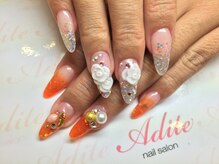 ネイルサロン アディーテ(nail salon Adite)/2本乗せ放題スカルプコース8800
