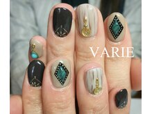 ヴァリエ(VARIE)/ウッドネイル×ターコイズ
