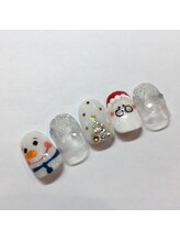 クリスタルネイル ボンベルタ橘店(CRYSTAL NAIL)/クリスマスネイル