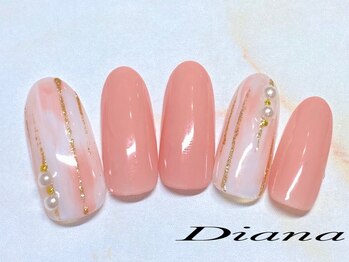 ディアナ ひたちなか高場店(DIANA)/定額ネイル 6600円 B‐034