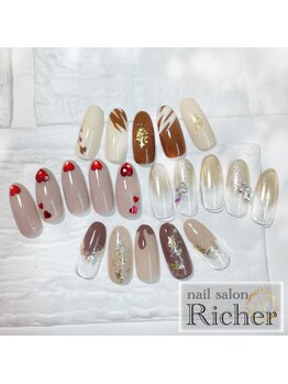 エスフィーネイルサロン リシェル(Esfy nailsalon Richer)/2024年2月 定額デザイン