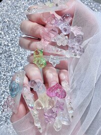 クリアパーツネイル