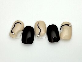 Aコース4400円ショートネイル