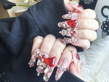 メロディービューティーサロン(Melody)/赤ネイル